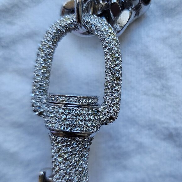 JOHN GALLIANO FOR CHRISTIAN DIOR - AUTHENTIC, RARE, AND VINTAGE SWAROVSKI CHAIN - Picture 7 of 16